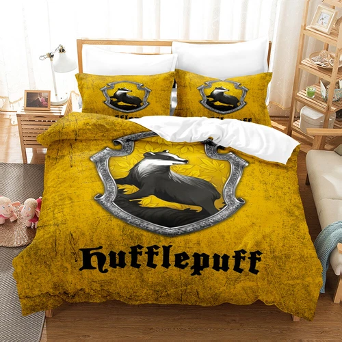 UK Harry Potter Bedding Set 2/3 PCS Quilt Duvet Cover Dorm Single Double King // - Picture 24 of 49