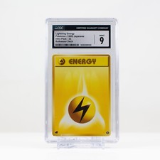 Pokémon Lightning Energy #33 Japanese Intro Pack Bulbasaur Deck CGC 9  POP1