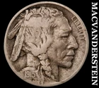 1915-D Buffalo Nickel- Semi Key Better Date No Reserve #J1834