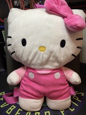 Hello Kitty Soft Plush Doll Backpack 14” Authentic Nice