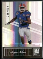 2007 Donruss Elite #181 Reggie Nelson #/599 Florida Gators Rookie Card RC. rookie card picture