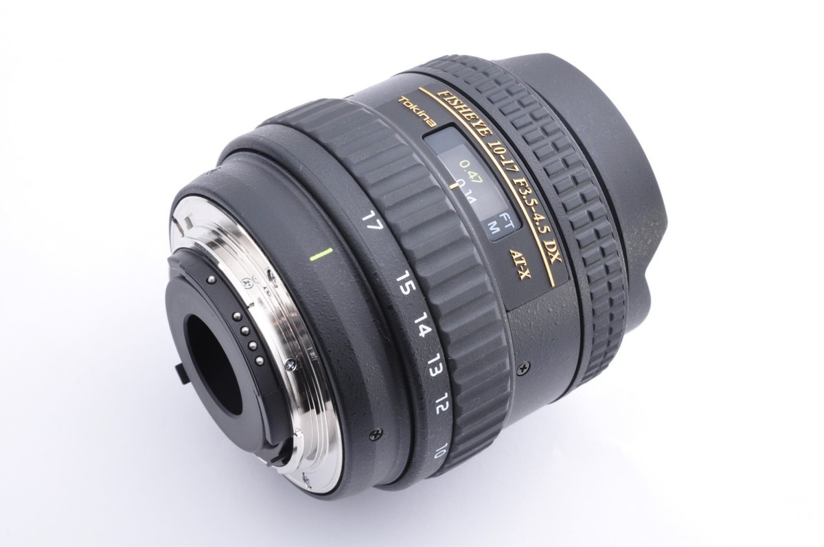TOKINA AT-X 10-17mm f/3.5-4.5 DX Fisheye for Nikon F [Mint] From