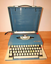 Vintage Royal Sprite Typewriter Blue Made in ...