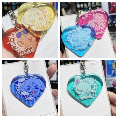 1 Pair Alien Stage Till Luka Hyuna Mizi Sua Ivan Love Acrylic Keychain Pendant