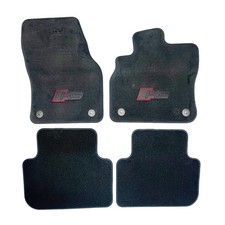 Original Audi RSQ3 Fußmatten-Satz vorn hinten schwarz/arablau NEU 83B863691B GKX