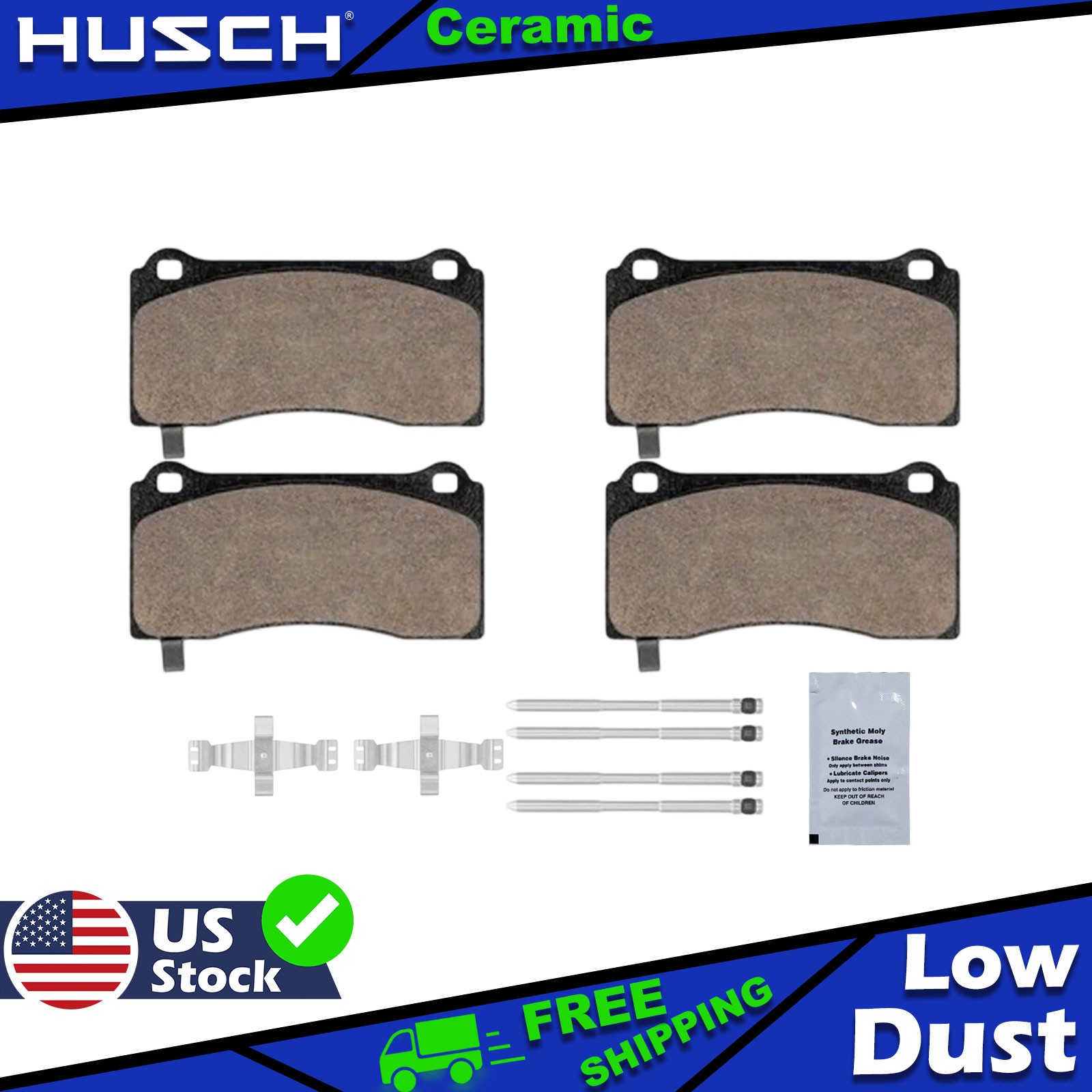 Front Brake Pads - Exact Fit for Tesla 3 2017-2018