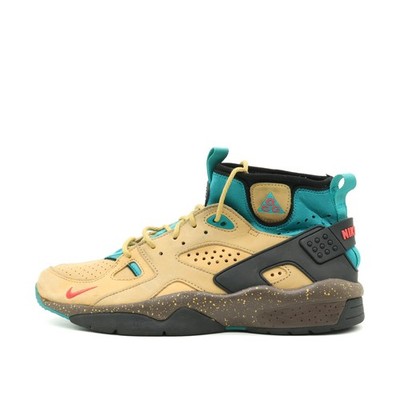 Nike Herren Air Mowabb Schuh Beige/Türkis/Schwarz Wildleder ACG Sneaker EU 43