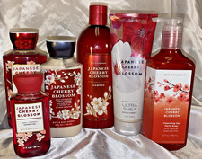 Bath and Body Works Japanese Cherry Blossom Gift SET 6 Pc - Shampoo, Creams