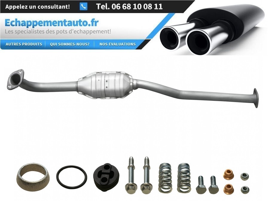 Catalyseur Suzuki Swift II 1.0i réducteur de bruit et d'émissions avec collecteur 1419063E10