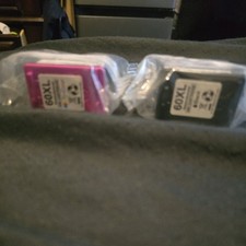 2 Pack 60XL Ink Cartridge Combo for HP DeskJet F4480 F4440 D2660 F4275 F4280 Let