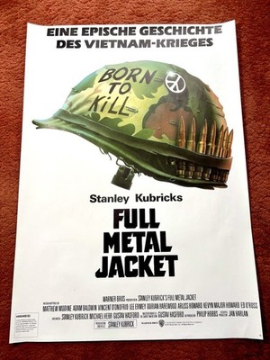 Full Metal Jacket Kinoplakat Poster A1, GEROLLT, Matthew Modine, Stanley Kubrick