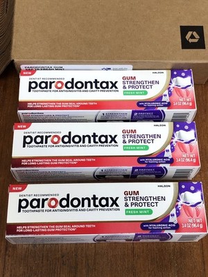 New parodontax toothpaste Fresh Mint, 3.4 oz (3 pack) EXP 07/2027