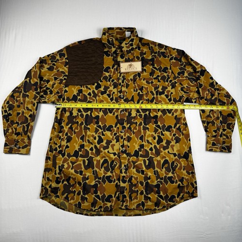 NWT Kevin's Plantation Vintage Camo LS Right Hand Shooting Shirt Mens XL - Picture 3 of 7