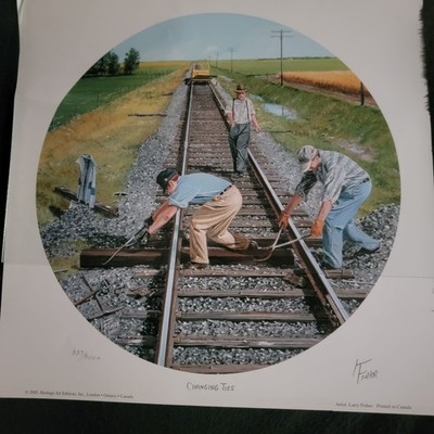 ''Changing ties'' Print By Larry Fisher Signed Numbered 333/3000