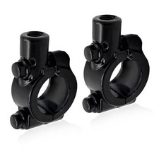 2PCS Motorcycle Mirrors Mounts, 7/8" Handlebar Mirror Mount Clamp Adaptor 8 mm