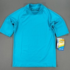 Kanu Surf Short Sleeve UPF 50 Rashguard Swim Shirt KIDS XL 14/16