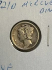 1921 d mercury dime F-VF