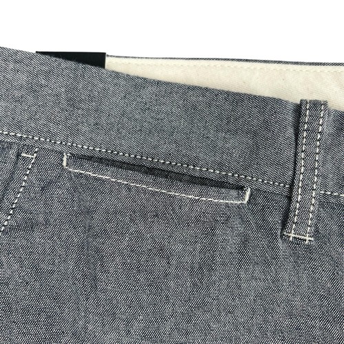 J Crew Pants Men's 35x32 770 Straight Blue Chambray Cotton Stretch Chino NWT - Picture 5 of 19
