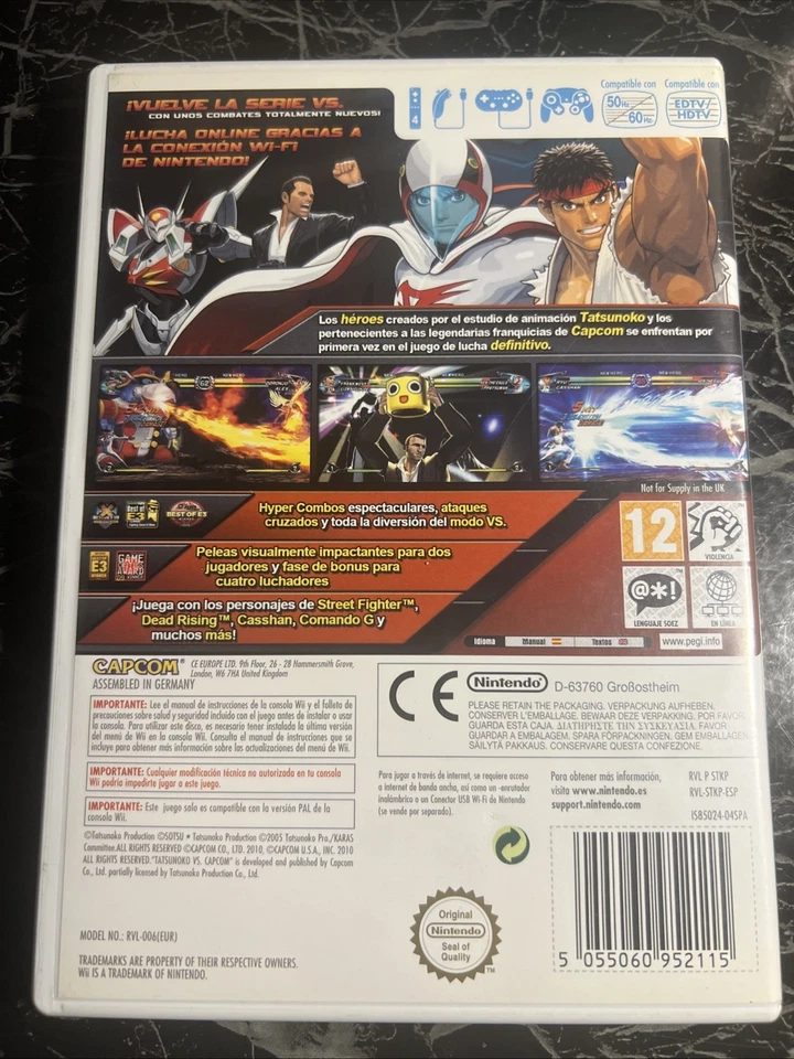 TATSUNOKO VS. CAPCOM ULTIMATE ALL-STARS - NINTENDO Wii - PAL ESPAÑA - Imagen 2 de 4