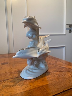 Lenox China Jewels Collection - Frolicking Dolphins - Delfin Figur - USA 1999