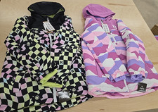 NWT: Girl's Hurley Snow Jacket - 2 Colors: Multiple Sizes