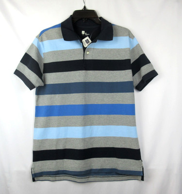 Vintage Gap Striped Polo Shirt Mens M Classic Preppy Old Money Y2K Cotton NWT