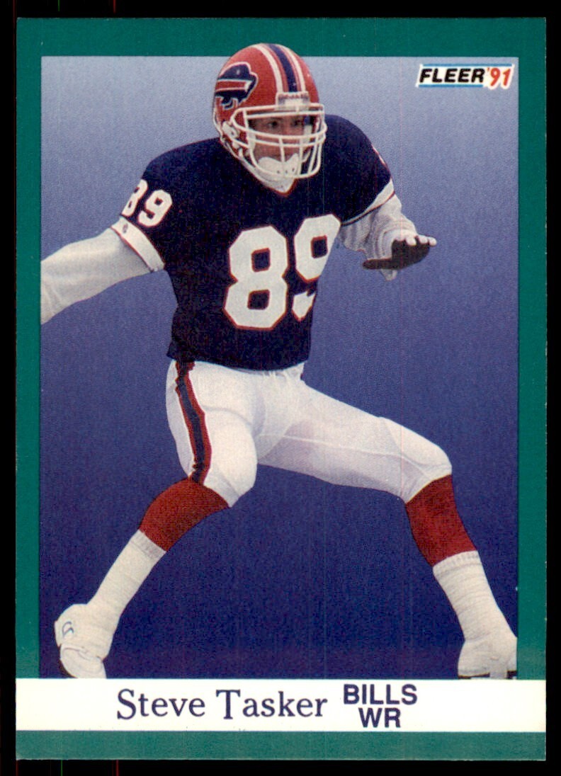 1991 FLEER STEVE TASKER BUFFALO BILLS #13