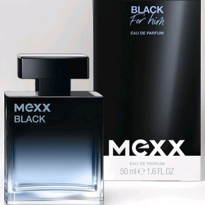 Mexx Black For him Eau de Parfum Spray vegan Pfeffer Zedernholz 50 ml