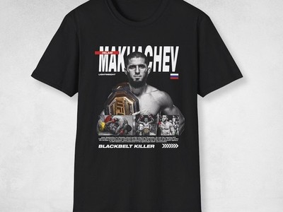 Islam Makhachev Shirt Dagestan Russia Tee Vintage Bootleg MMA Graphic
