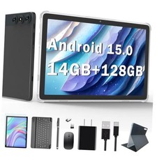 Android 15 Tablet, 2026 Latest Tablet 10 inch 128GB Storage 1TB Expandable