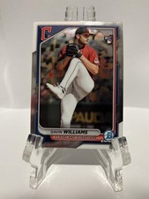 2024 Bowman Chrome- Gavin Williams #77 (RC) Guardians MINT