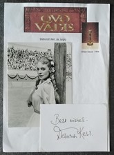 A192 Deborah Kerr Foto Karte original signiert