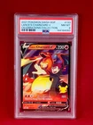 2021 Pokemon Celebrations Black Star Promo Lance's CHARIZARD V Card #133 PSA 8