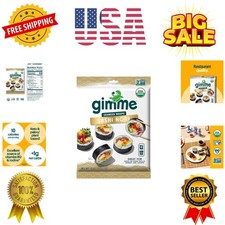 Seaweed Sushi Nori Organic Roasted Seaweed Sheets, Keto, , Gluten-Free, Rest...