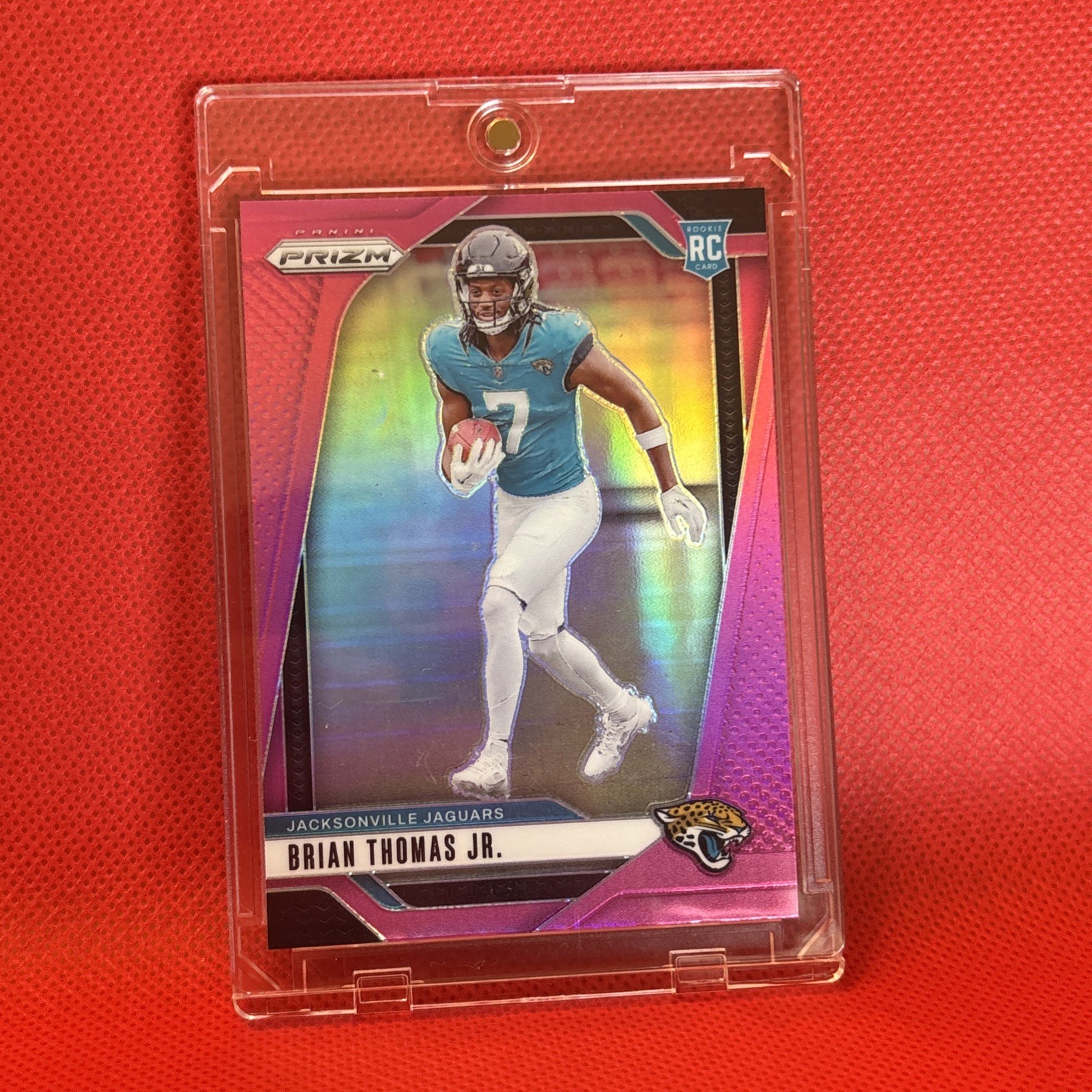2024 Panini Prizm - Rookies Brian Thomas Jr. #314 Pink Prizm (RC)