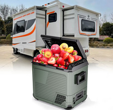 -22 55LCar Refrigerator Portable Fridge Compact Freezer Camping Outdoor Home Car