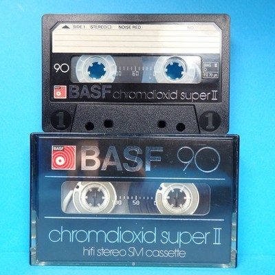   1x BASF Chromdioxid Super II 90 * Type 2 * Cassette Kassette кассета * 1979