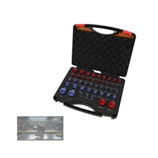 Nut and Bolt Thread Checker, 44Pcs Aluminum Thread Gauge Set for Thread Inspe...