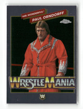 2026 Topps Chrome WWE Mr. Wonderful Paul Orndorff WMR-5 Base WrestleMania Insert