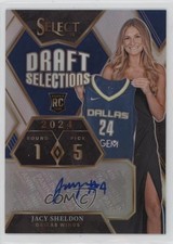 2024 Panini Select WNBA Draft Selections Signatures Jacy Sheldon Auto 1jb0