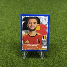 2026 Panini FIFA World Cup Sticker Belgium Blue Crumple Nicolas Raskin