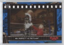 2021 Topps WWE WrestleMania 13 Blue 5/10 Curt Hennig Mr Perfect vs Ric Flair 4aw