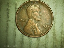 1928 S Lincoln, penny de blé, marron