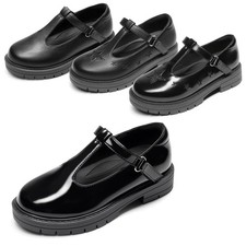 Kids Girls Mary Jane Flats Shoes T-Strap Comfort Uniform Loafers Dress Shoes
