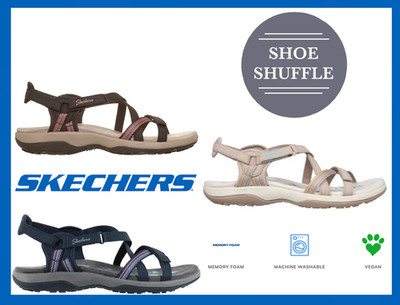 Skechers Reggae Slim Sun Array vegan Memory Foam  gepolstertes Fußbett verstellbar