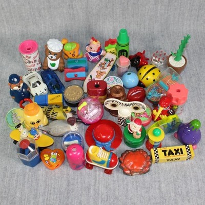 PENCIL SHARPENER Vintage Novelty Kitsch Toy 1980s Mixed 45+ Plastic Rubber Lot