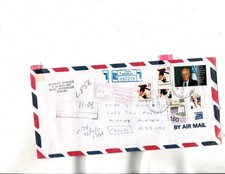 Israel 1996 AR Registered to Canada Sc#1249-Yitzhak Rabin,1260,1134(x2),1048