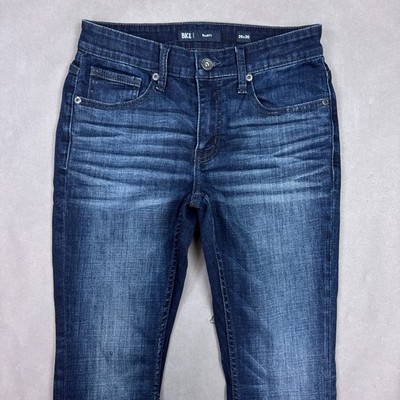 BKE Buckle Jeans Mens 28x30 Blue Elliot Denim Pant Faded Washed Out Slim Stretch