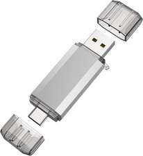 64GB Photo Flash Drive 2 in 1 USB-C Picture Keeper For Android Pc Smartphone