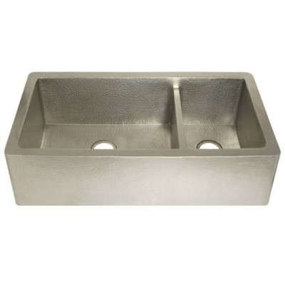 New Native Trails CPK574 Farmhouse 40 Farmhouse Double Basin Copper Kitchen Sink
